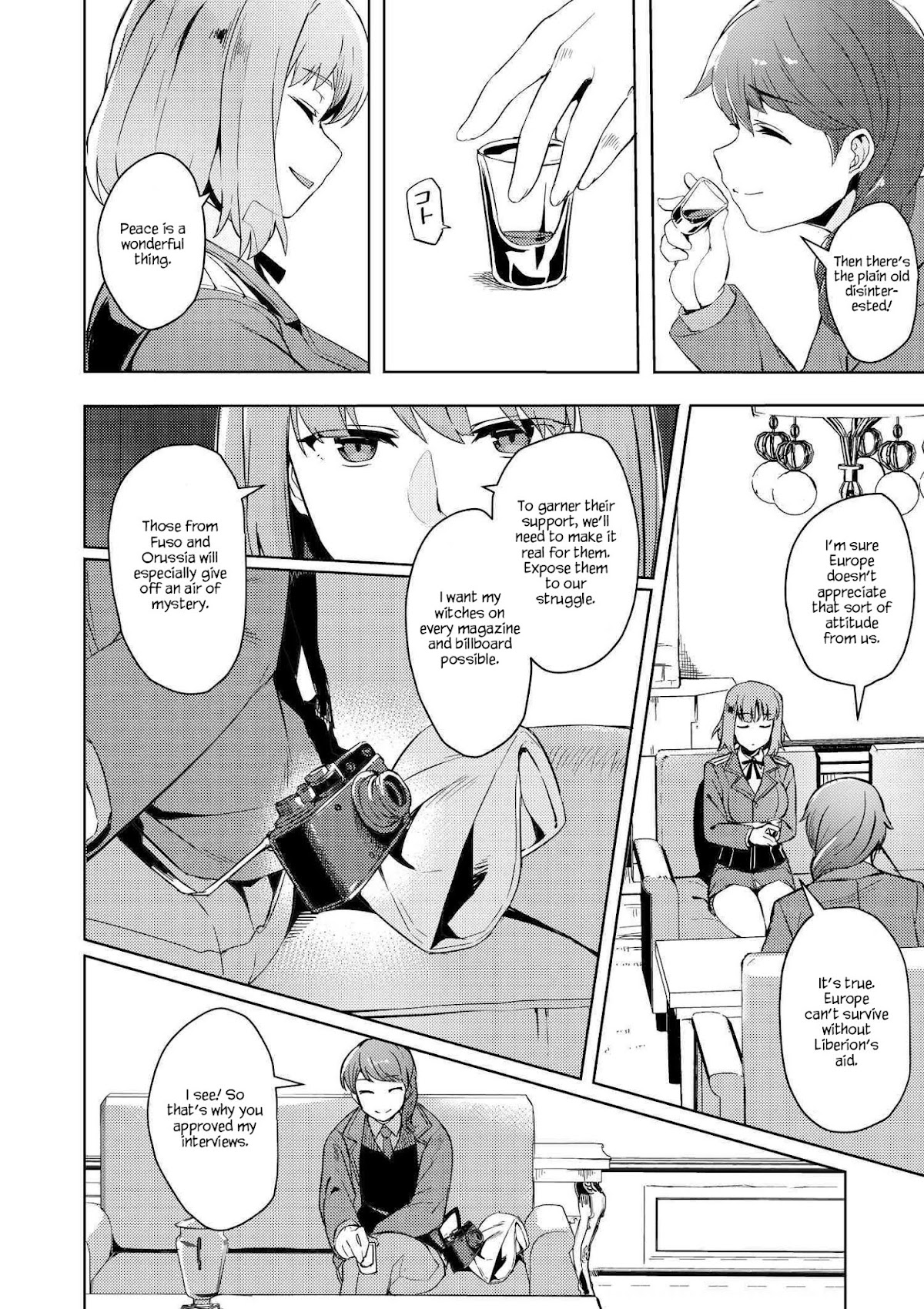 Brave Witches Prequel: The Vast Land of Orussia Chapter 3 page 12 - Chapter 3: The bet is chocolate
