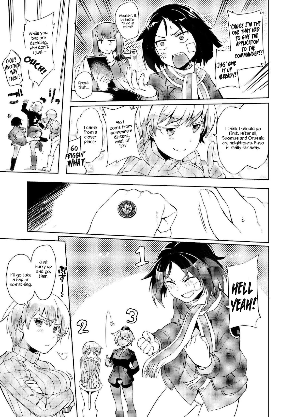 Brave Witches Prequel: The Vast Land of Orussia Chapter 3 page 15 - Chapter 3: The bet is chocolate