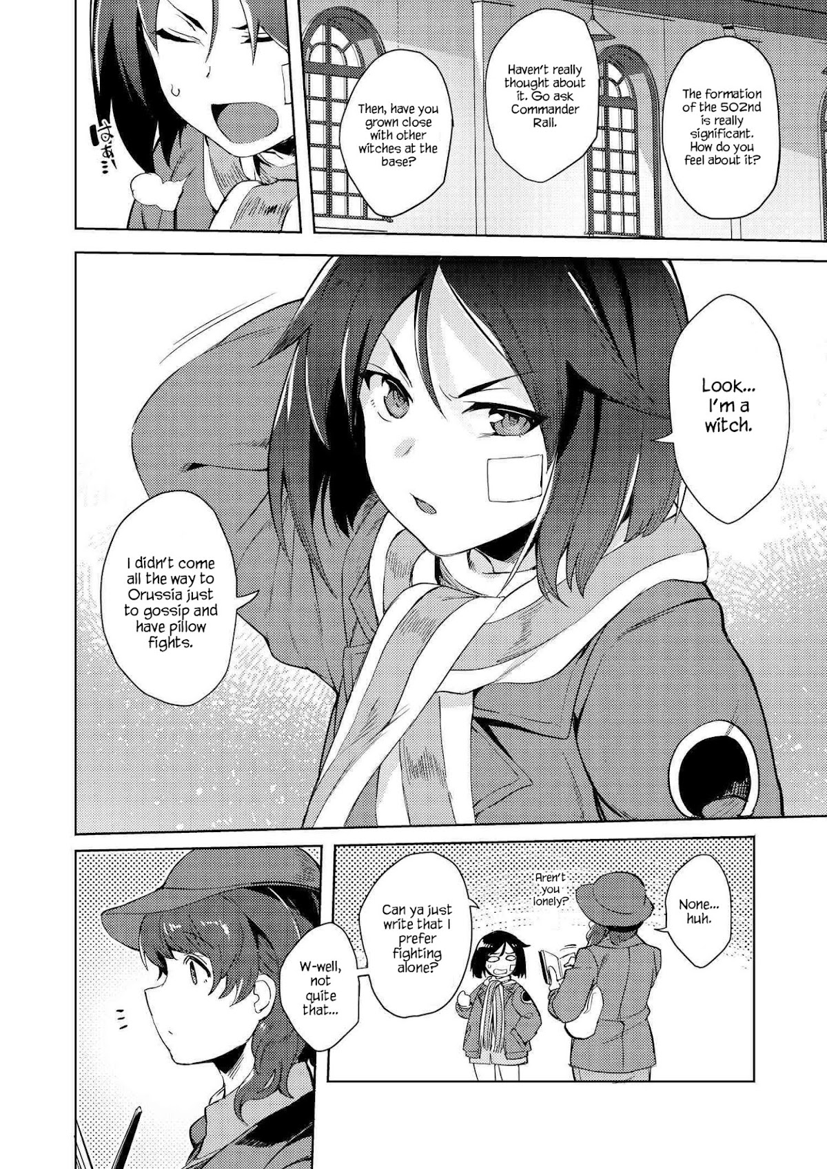Brave Witches Prequel: The Vast Land of Orussia Chapter 3 page 6 - Chapter 3: The bet is chocolate