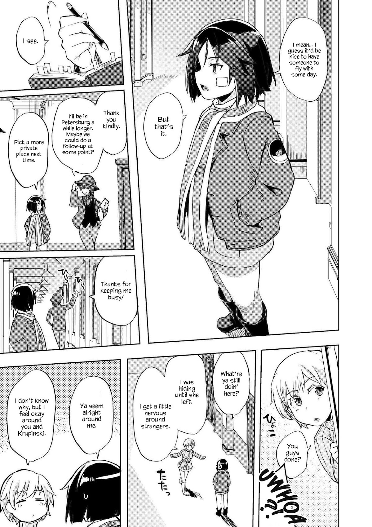 Brave Witches Prequel: The Vast Land of Orussia Chapter 3 page 7 - Chapter 3: The bet is chocolate