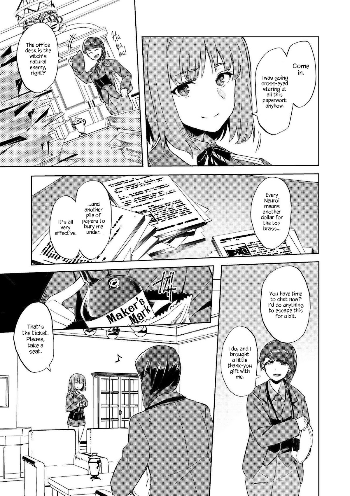 Brave Witches Prequel: The Vast Land of Orussia Chapter 3 page 9 - Chapter 3: The bet is chocolate