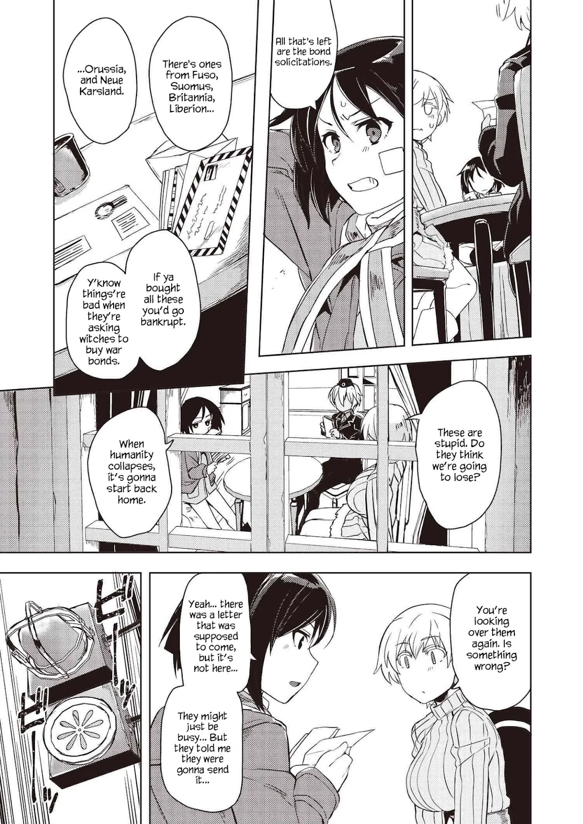 Brave Witches Prequel: The Vast Land of Orussia Chapter 5 page 13 - Chapter 5: Letter from Fusou
