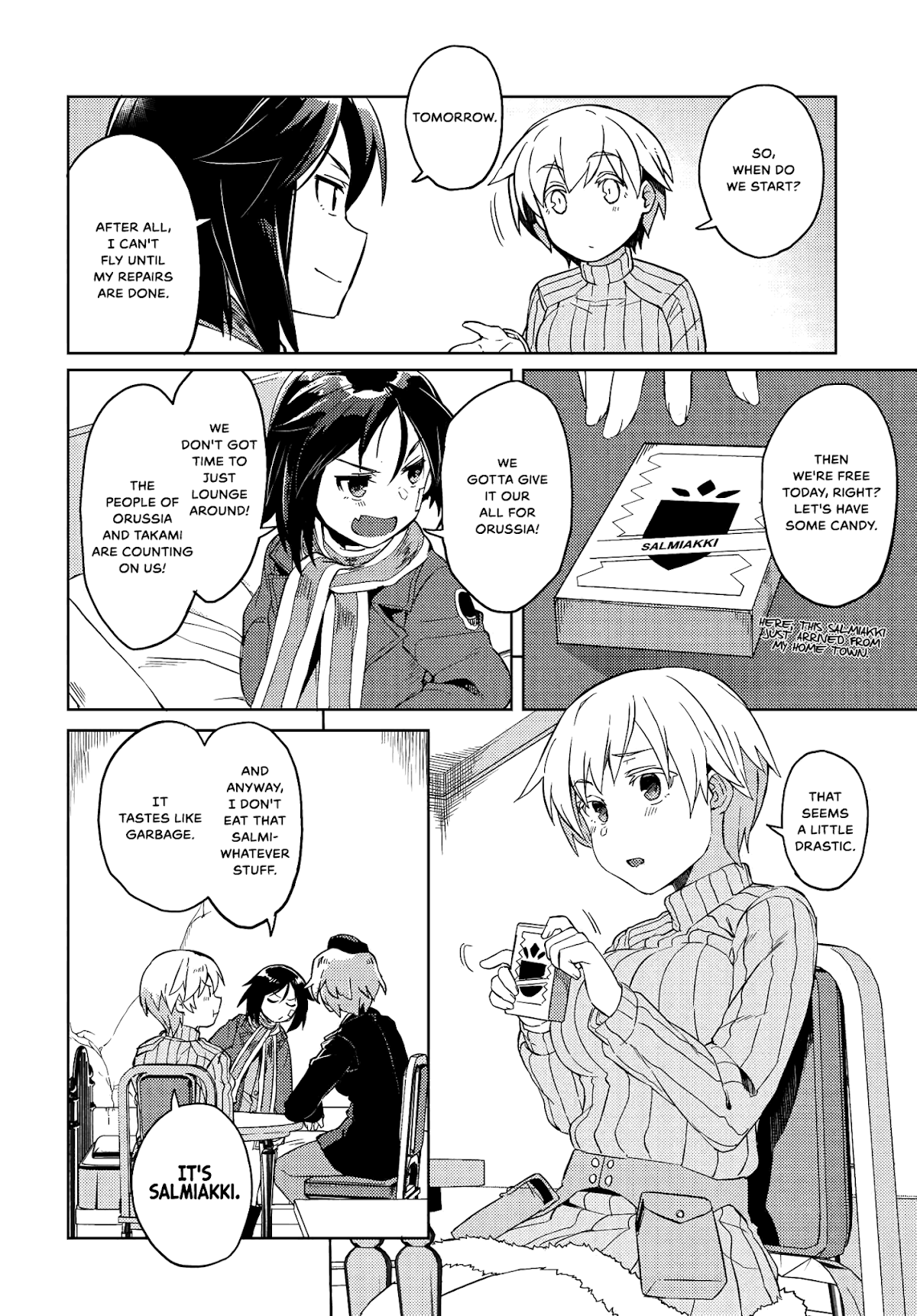 Brave Witches Prequel: The Vast Land of Orussia Chapter 7 page 6 - Chapter 7: Sortie and Shoot Down