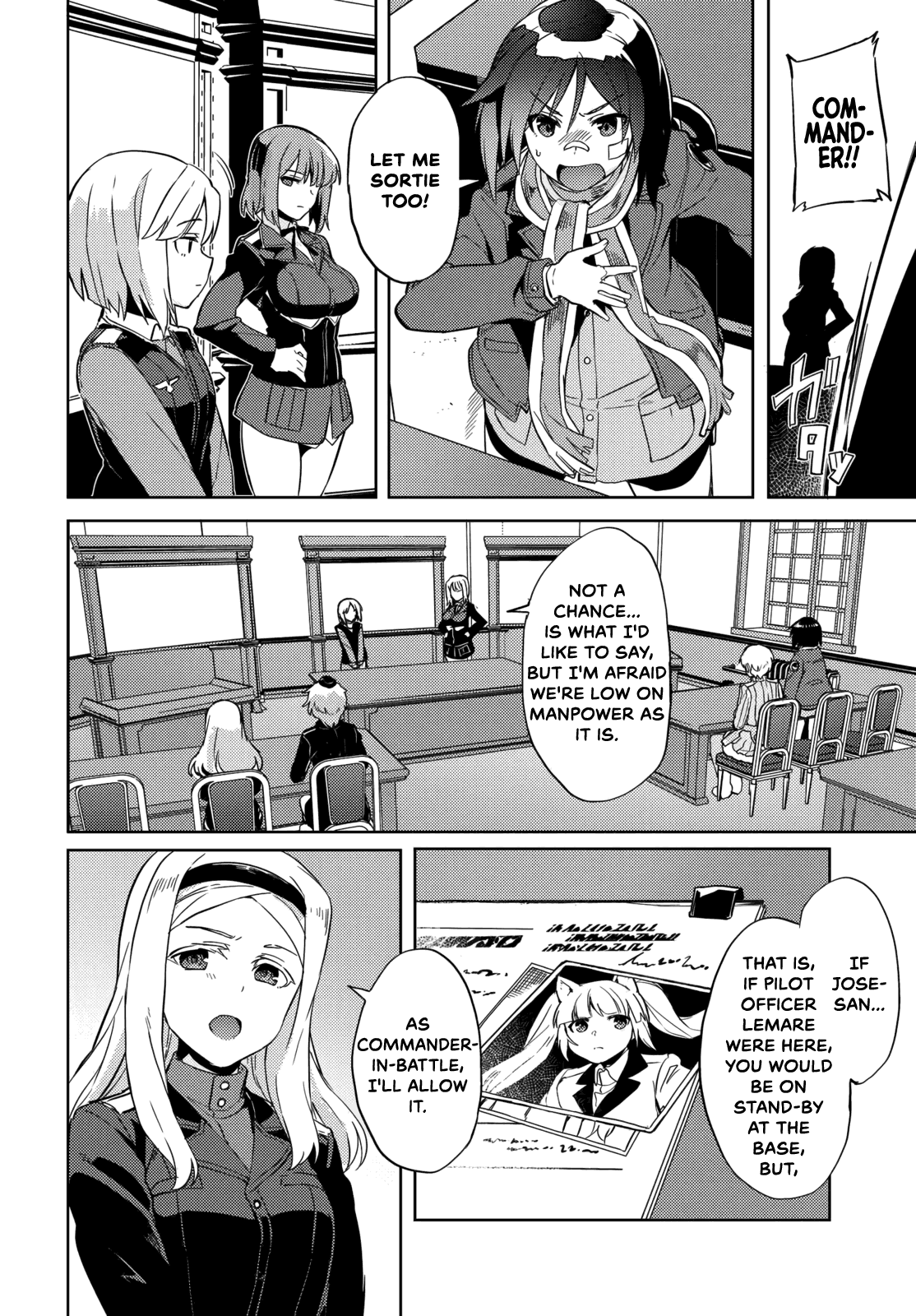 Brave Witches Prequel: The Vast Land of Orussia Chapter 9 page 12 - Chapter 9: Approaching Giant