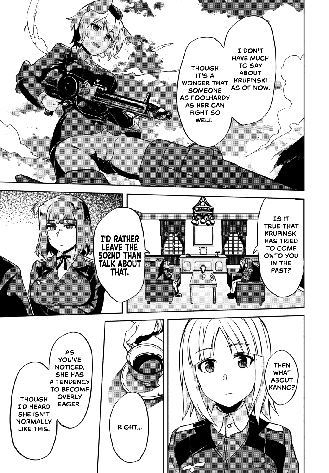 Brave Witches Prequel: The Vast Land of Orussia Chapter 9 page 19 - Chapter 9: Approaching Giant
