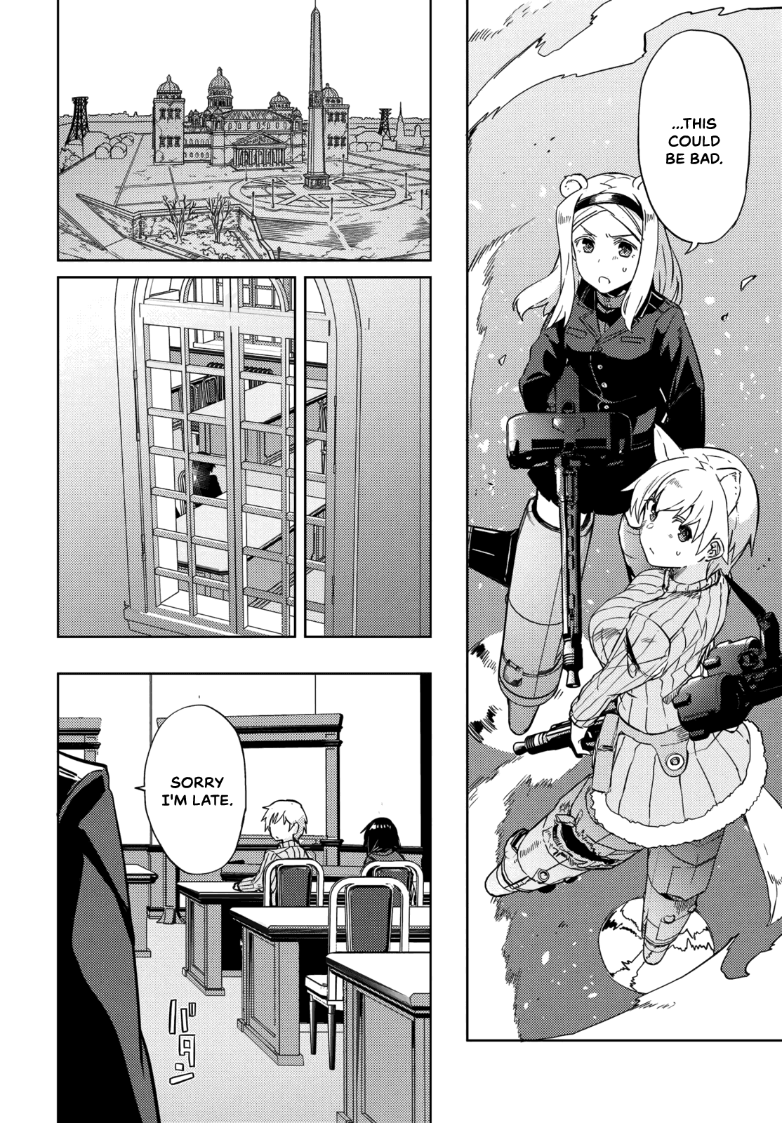 Brave Witches Prequel: The Vast Land of Orussia Chapter 9 page 6 - Chapter 9: Approaching Giant