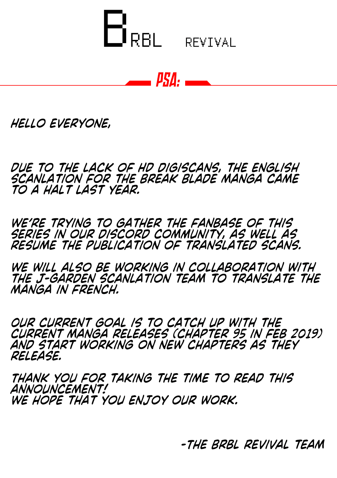 Break Blade Chapter 89 page 1 - Chapter 89: The Stormy Corridor