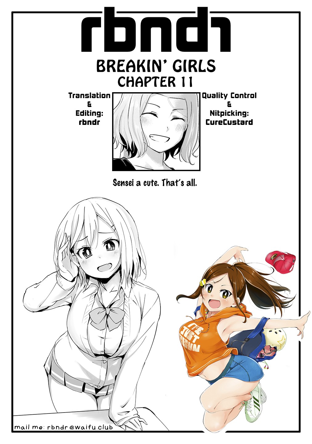 Breakin' Girls! Chapter 11 page 21 - Chapter 11: The Most Important Thing