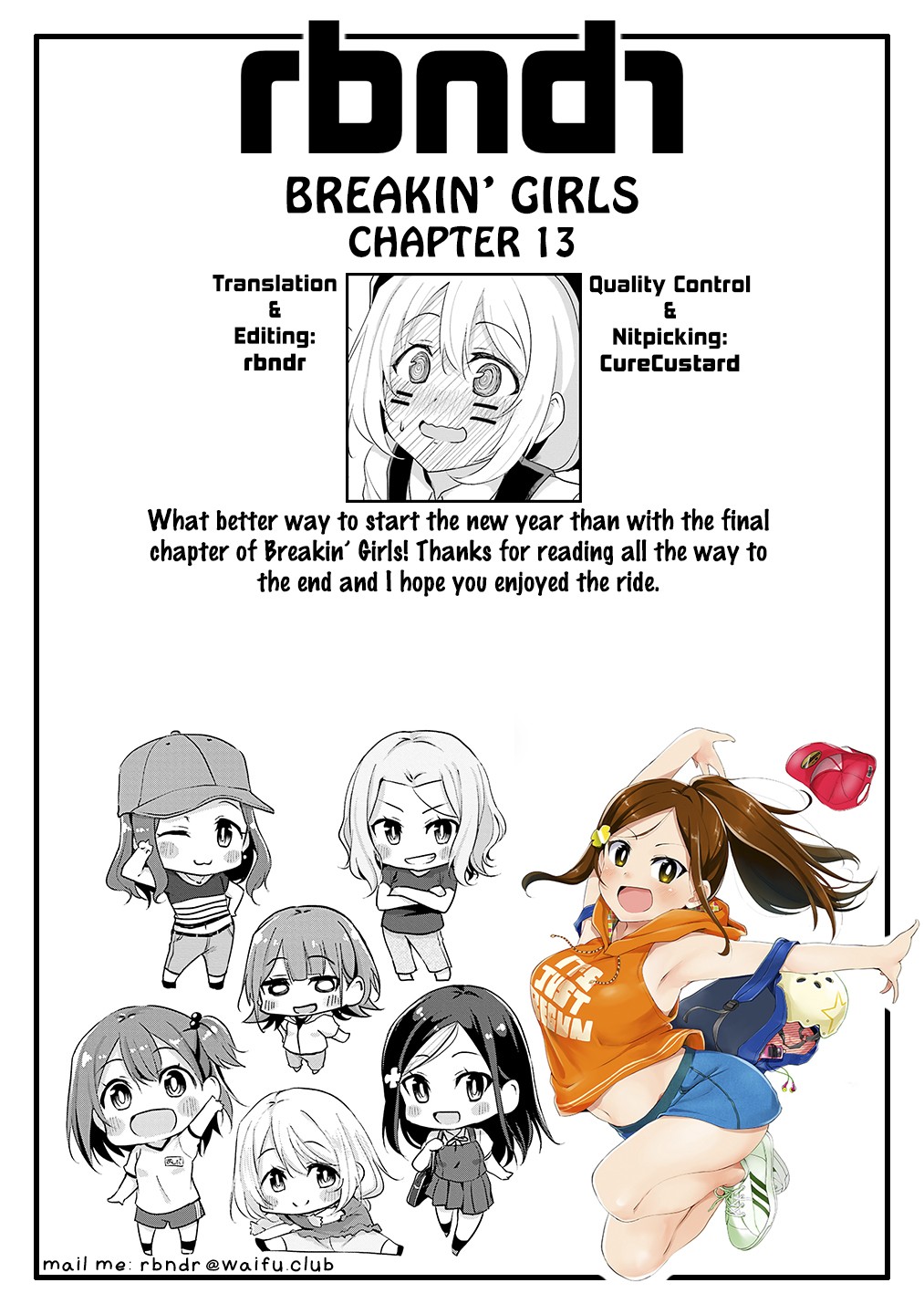 Breakin' Girls! Chapter 13 page 35 - Chapter 13: A Fresh Start (+Extras) [END]