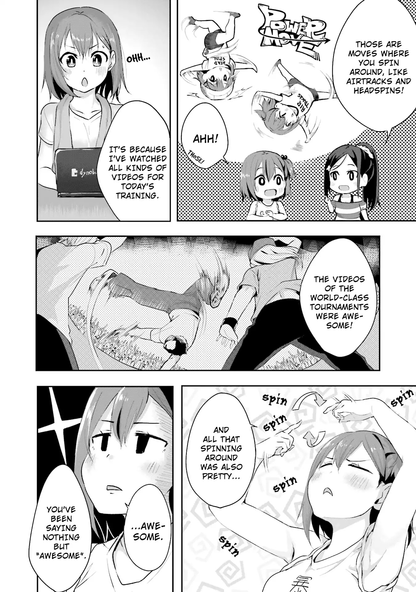 Breakin' Girls! Chapter 6 page 14 - Chapter 6: Dance Club...Start?