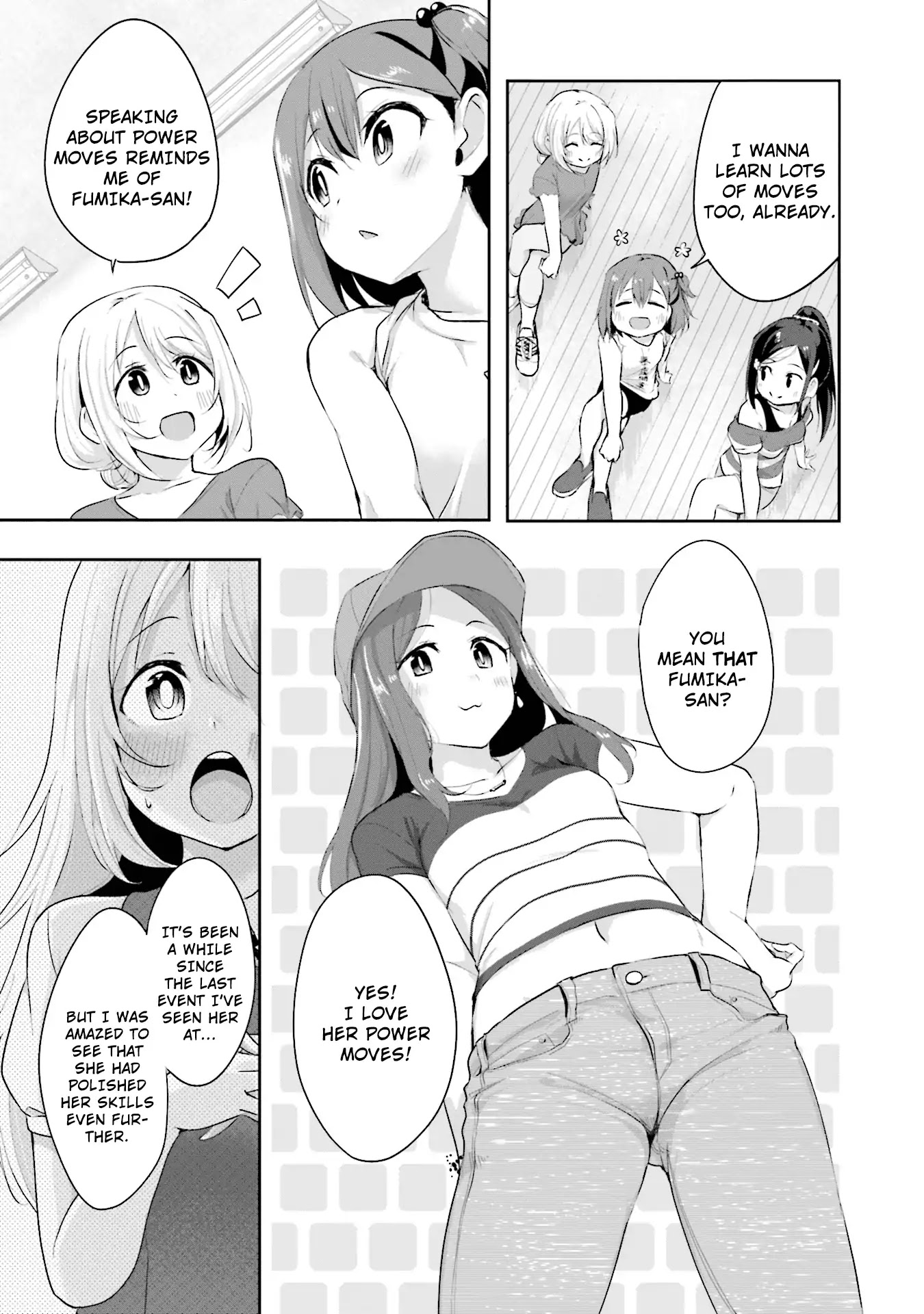 Breakin' Girls! Chapter 6 page 15 - Chapter 6: Dance Club...Start?