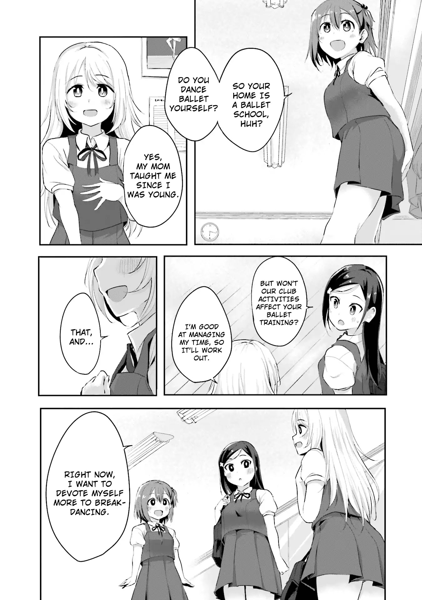Breakin' Girls! Chapter 6 page 8 - Chapter 6: Dance Club...Start?