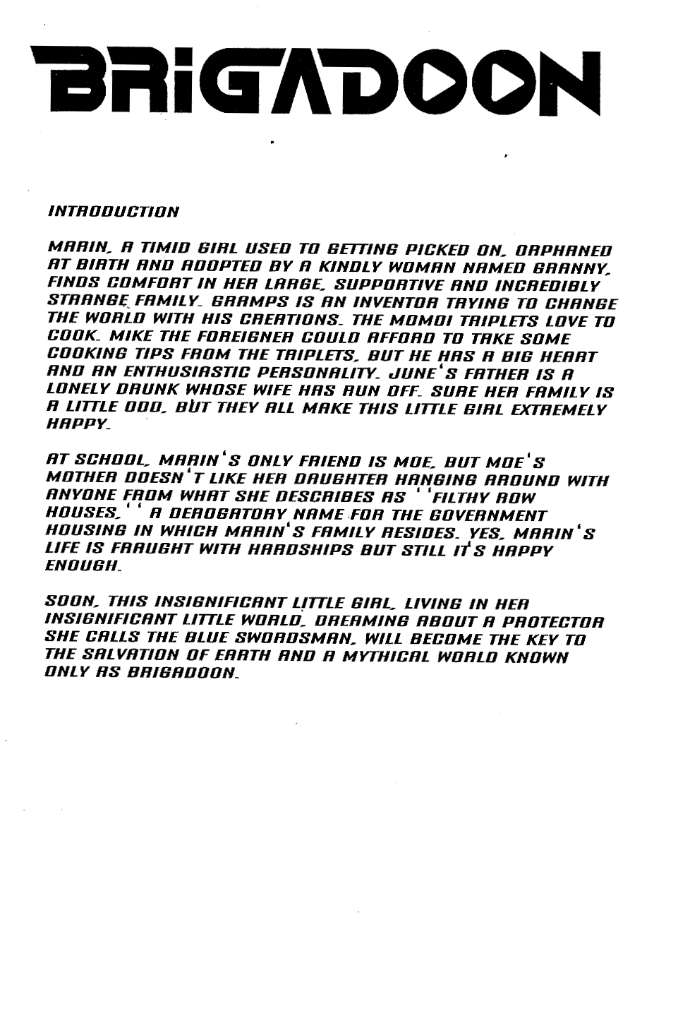 Brigadoon Marin to Melan Chapter 1 page 4 - Chapter 1