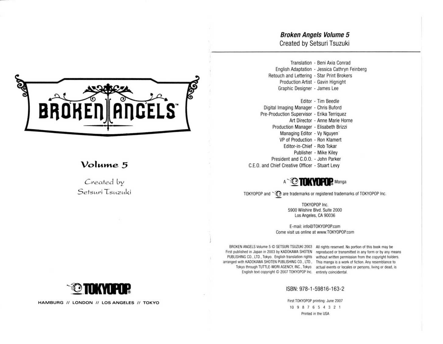 Broken Angels Chapter 5.0 page 3 - Vol.05 Chapter 0