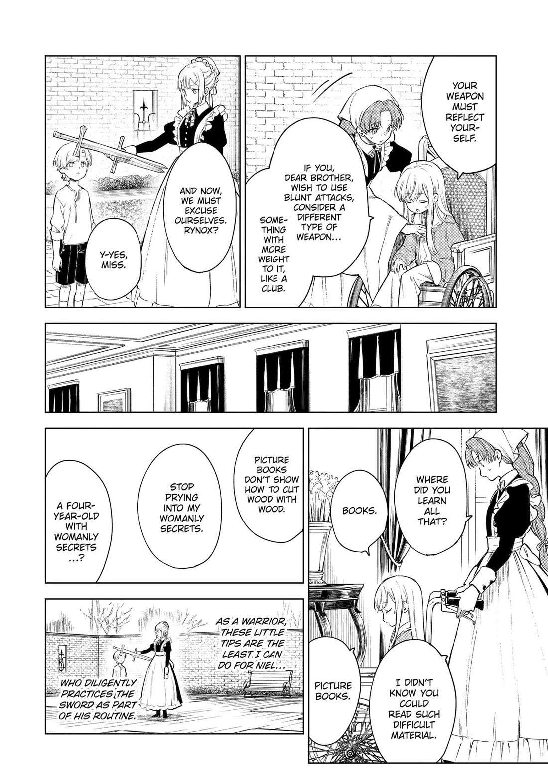 Brutal Daughter Nia Liston: A Splendid Matchless Record of a God-Slaying Warrior Reincarnated as a Sickly Daughter Chapter 1 page 25 - Chapter 1