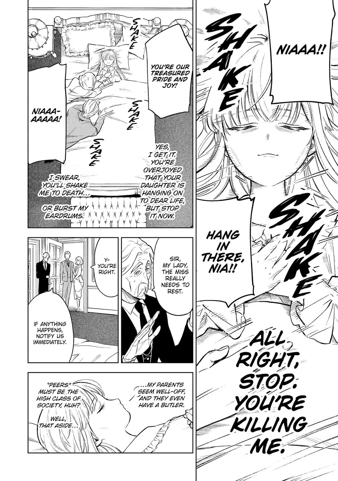 Brutal Daughter Nia Liston: A Splendid Matchless Record of a God-Slaying Warrior Reincarnated as a Sickly Daughter Chapter 1 page 7 - Chapter 1
