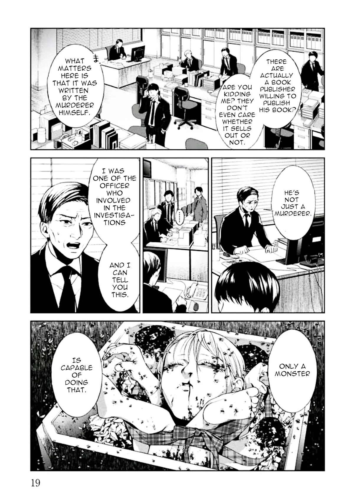 Brutal: Satsujin Kansatsukan no Kokuhaku Chapter 1 page 21 - Chapter 1: Confessions and Good Deeds