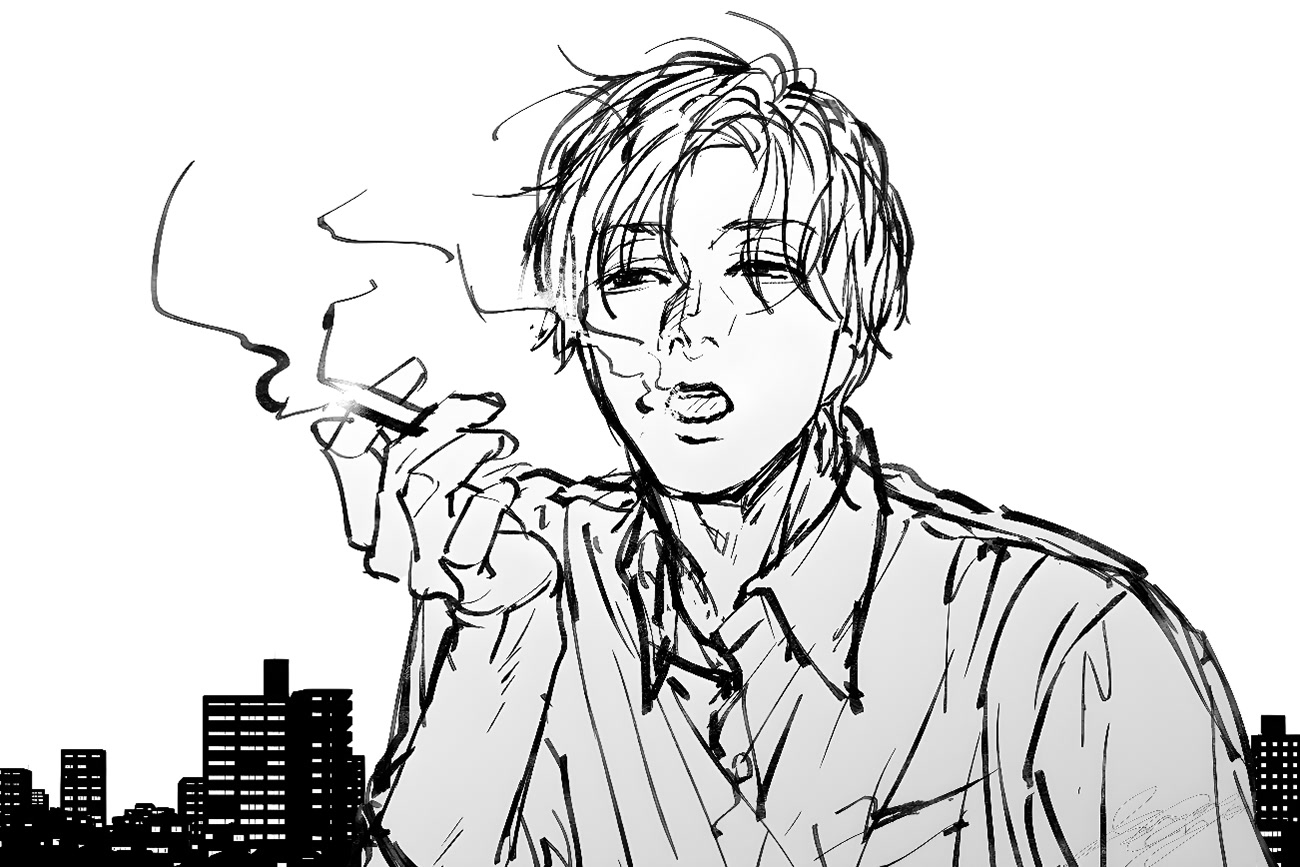 Brutal: Satsujin Kansatsukan no Kokuhaku Chapter 19.5 page 2 - Chapter 19.5: Twitter Extras + Art