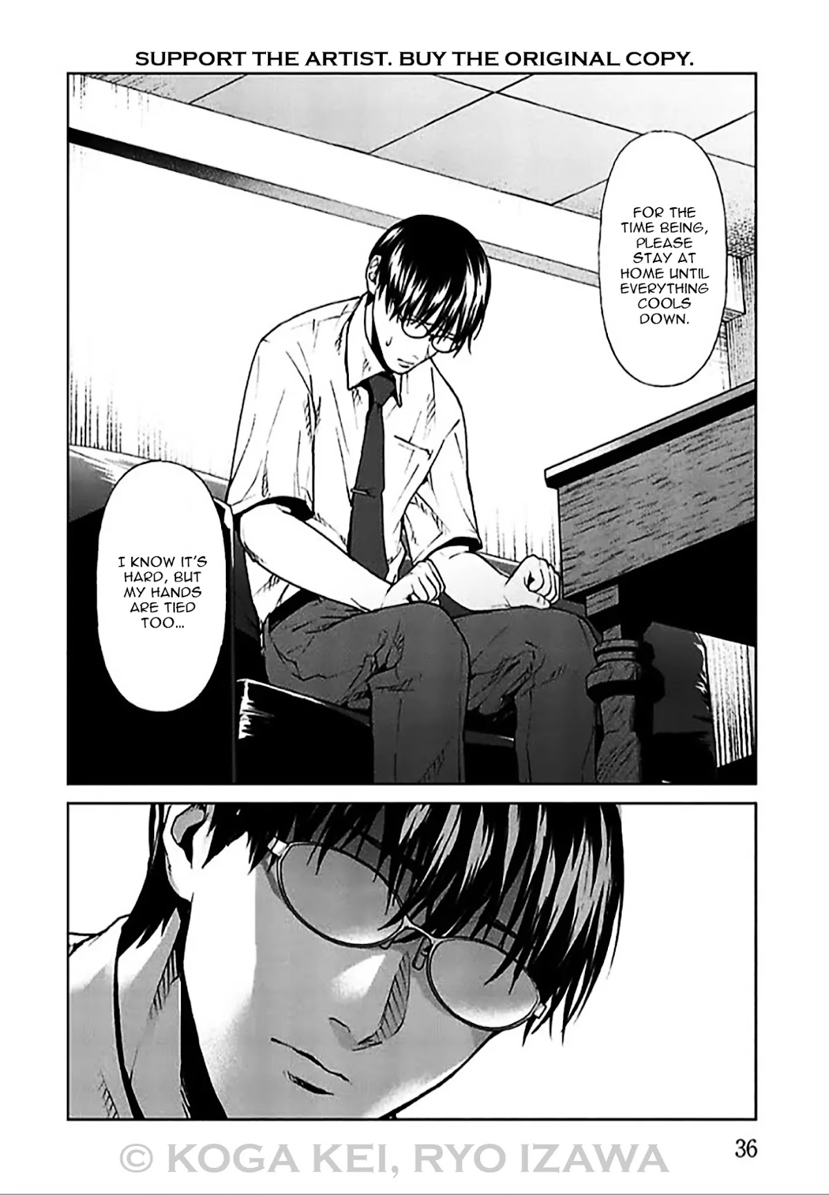 Brutal: Satsujin Kansatsukan no Kokuhaku Chapter 5 page 37 - Chapter 5: EPISODE 5: SELF-RIGHTEOUS JOURNALIST