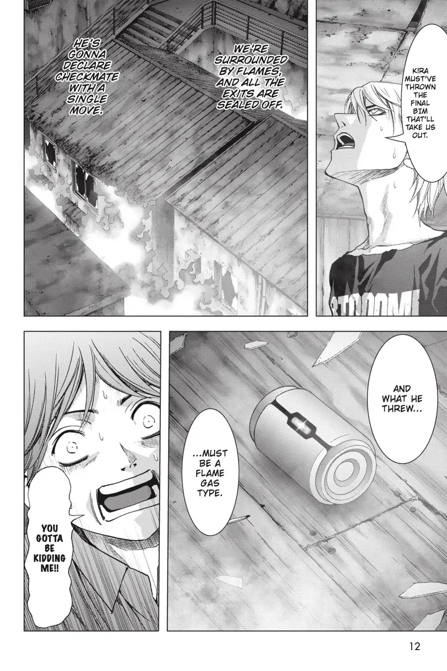 Btooom! Chapter 102 page 13 - Chapter 102: Tight Spot