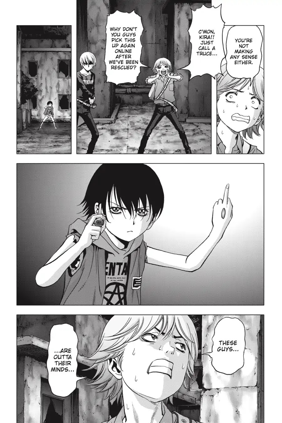 Btooom! Chapter 102 page 34 - Chapter 102: Tight Spot