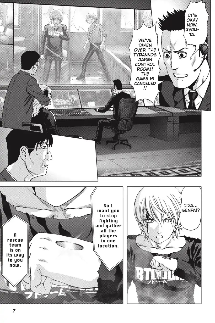Btooom! Chapter 102 page 8 - Chapter 102: Tight Spot