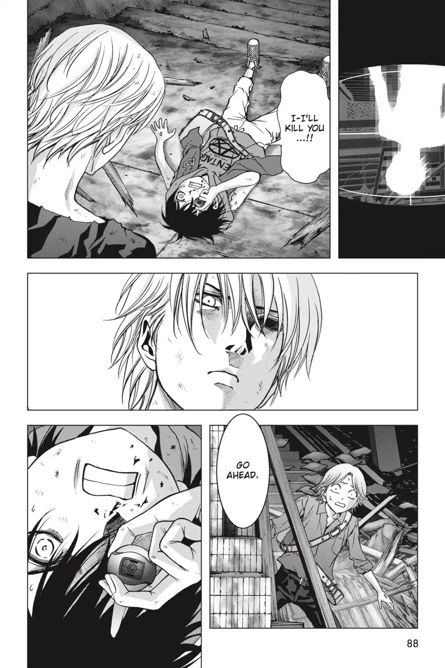Btooom! Chapter 103 page 34 - Chapter 103: Adversity