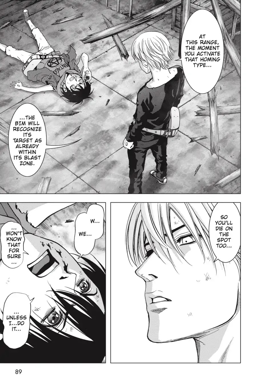 Btooom! Chapter 103 page 35 - Chapter 103: Adversity