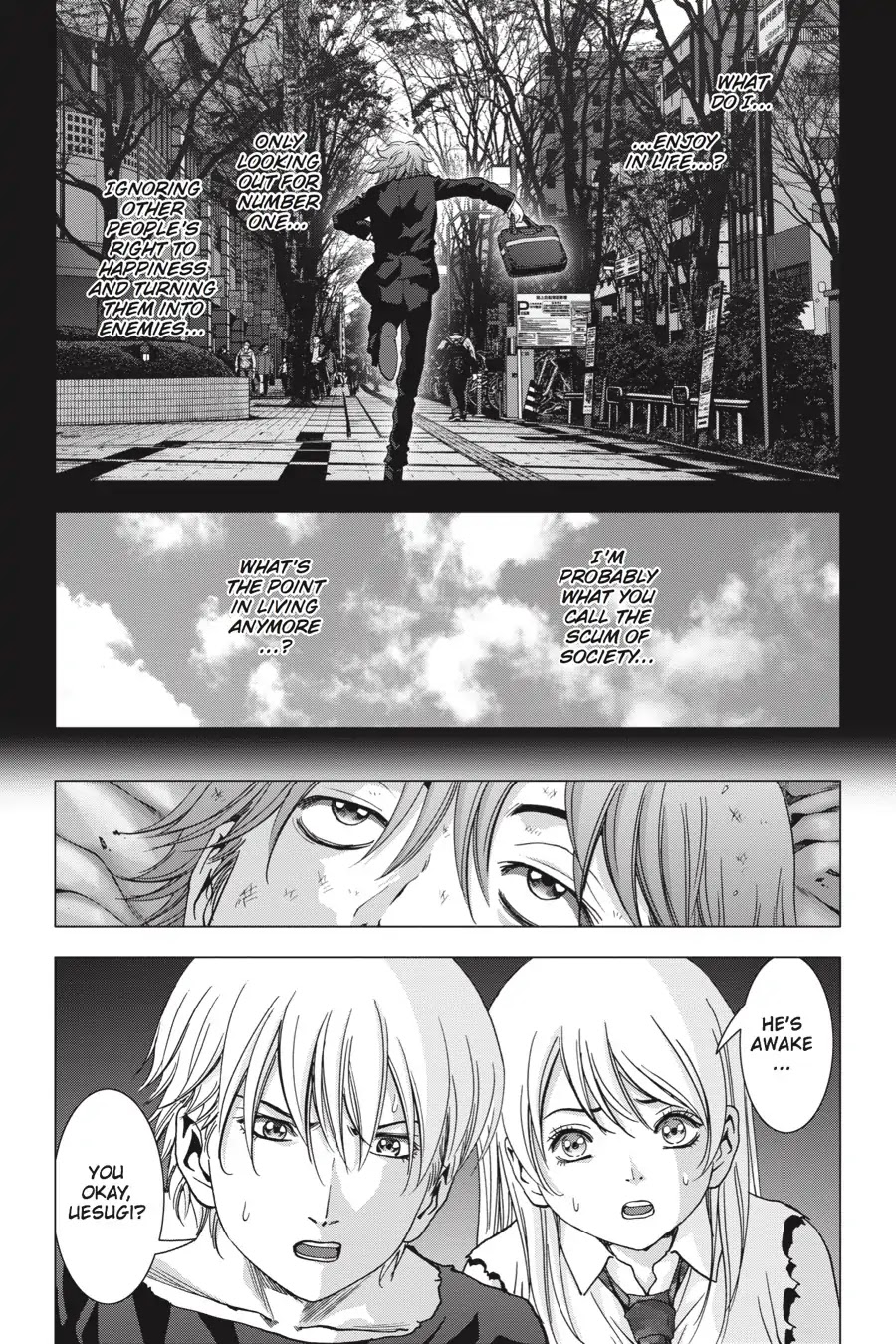 Btooom! Chapter 111 page 17 - Chapter 111: Sakamoto Countering