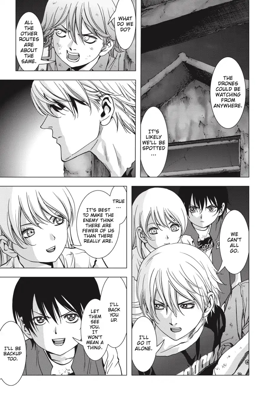 Btooom! Chapter 111 page 25 - Chapter 111: Sakamoto Countering