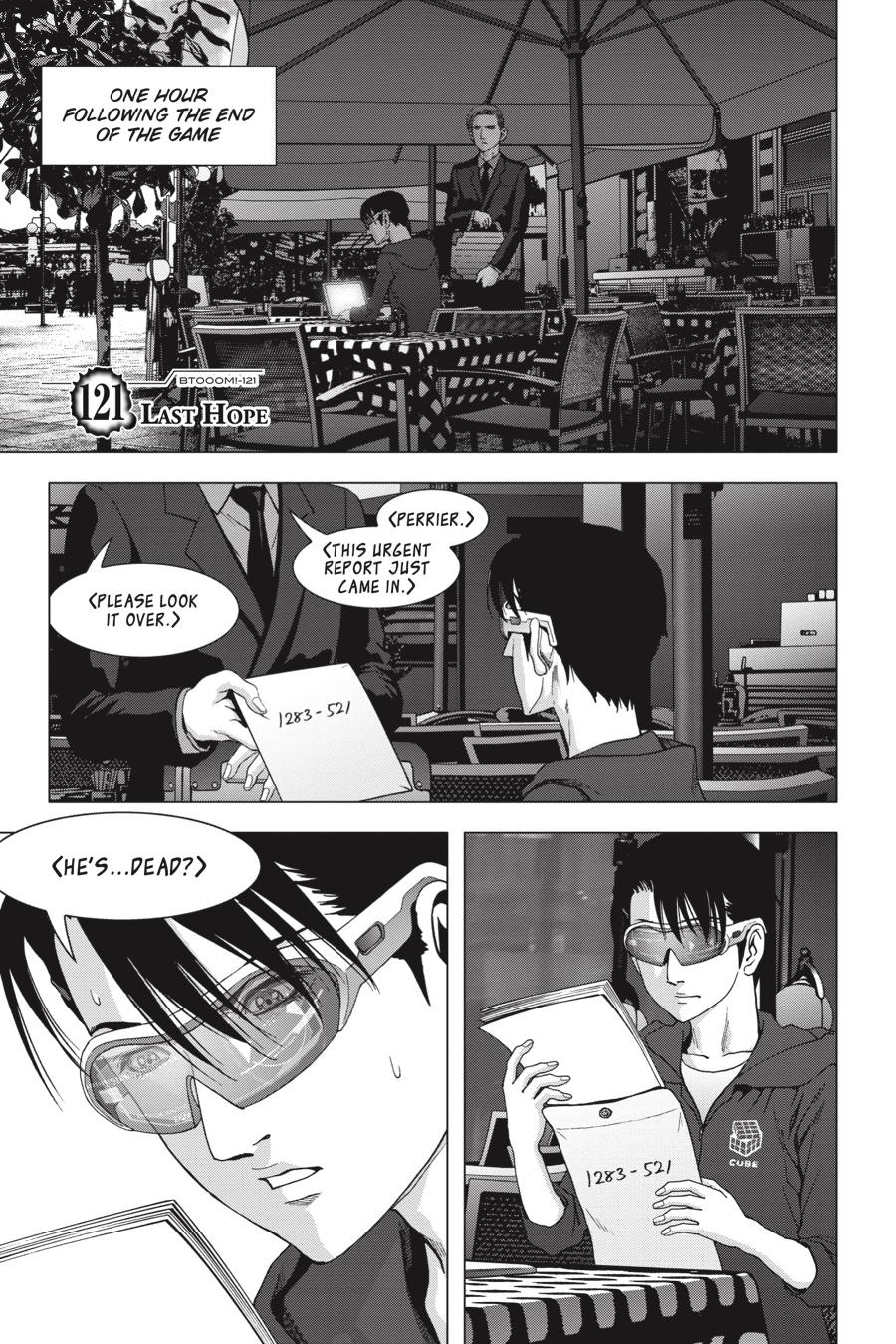 Btooom! Chapter 121 page 1 - Chapter 121: Dark Ending