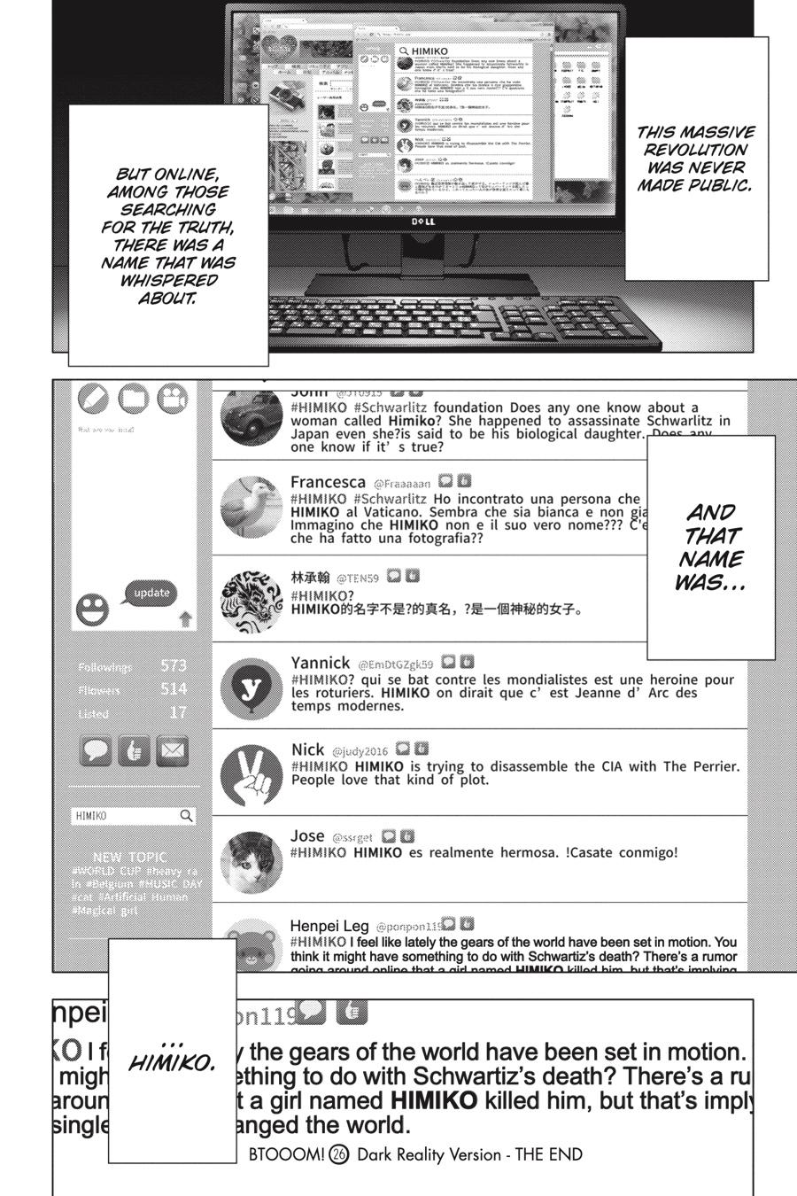 Btooom! Chapter 121 page 110 - Chapter 121: Dark Ending