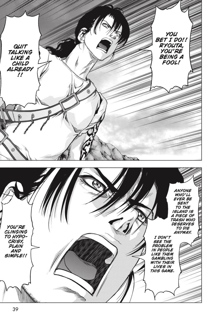 Btooom! Chapter 122 page 40 - Chapter 122: Chapter 118 [Light Ending]