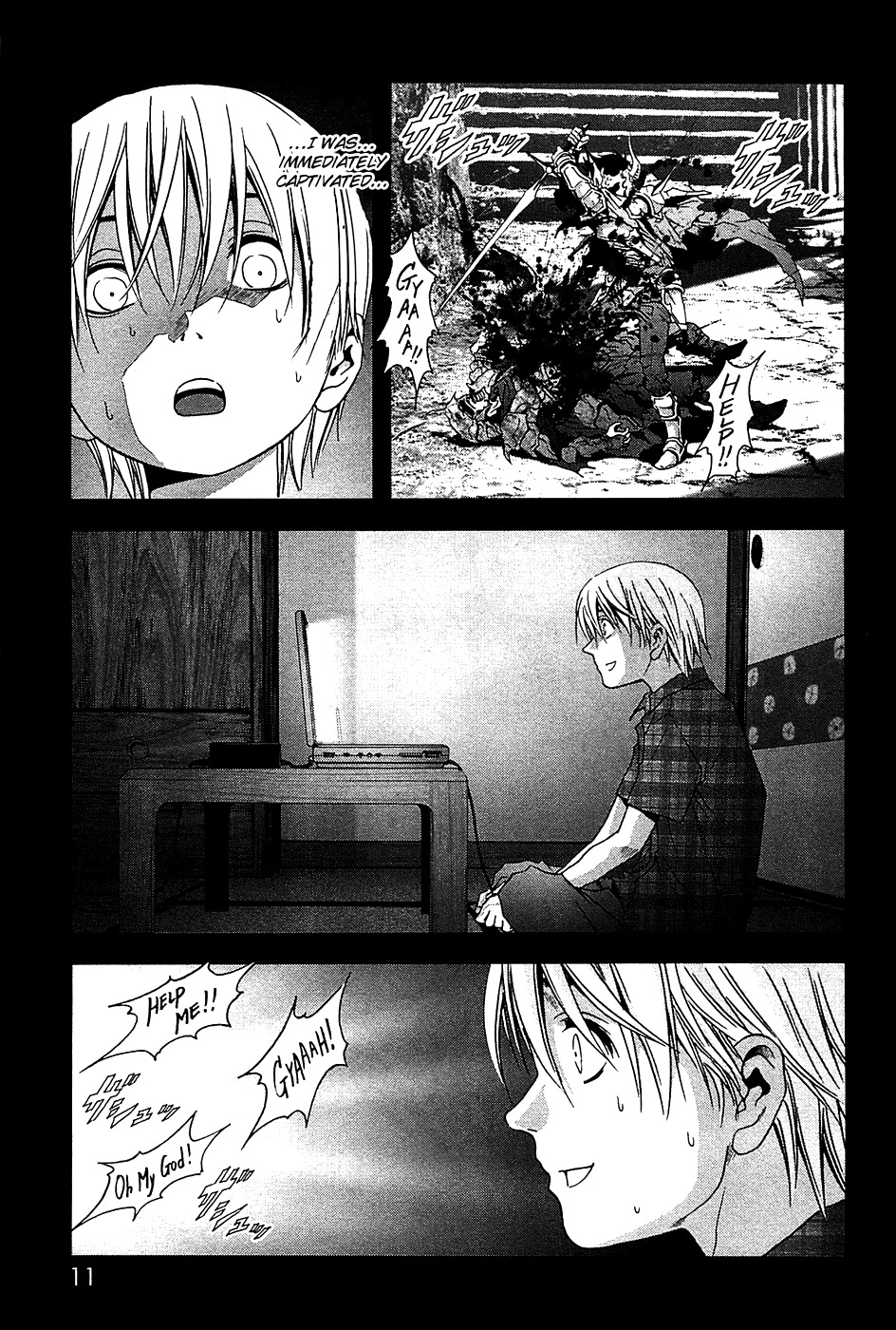 Btooom! Chapter 23 page 14 - Chapter 23: Fading Reality