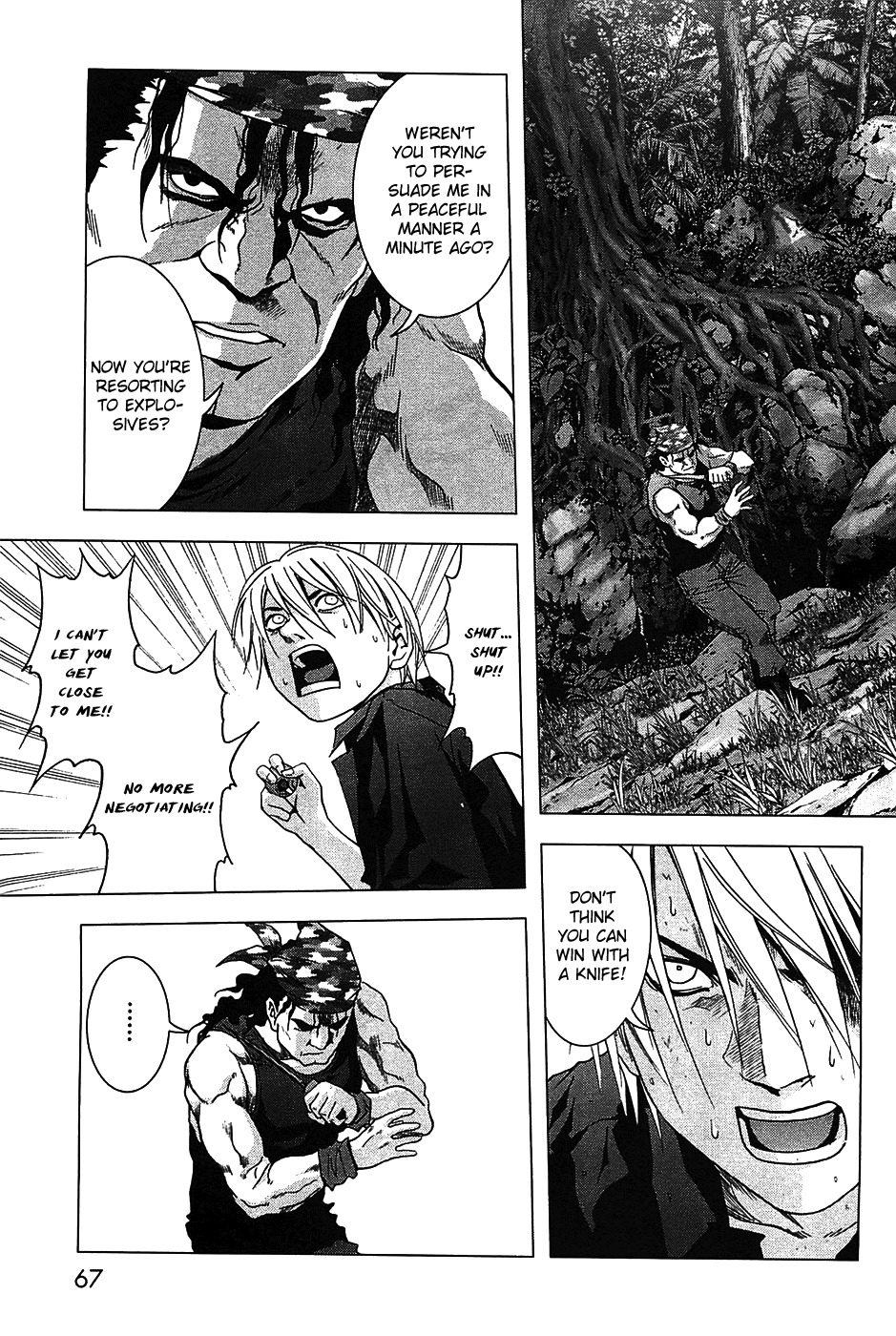 Btooom! Chapter 25 page 16 - Chapter 25: The Hunter