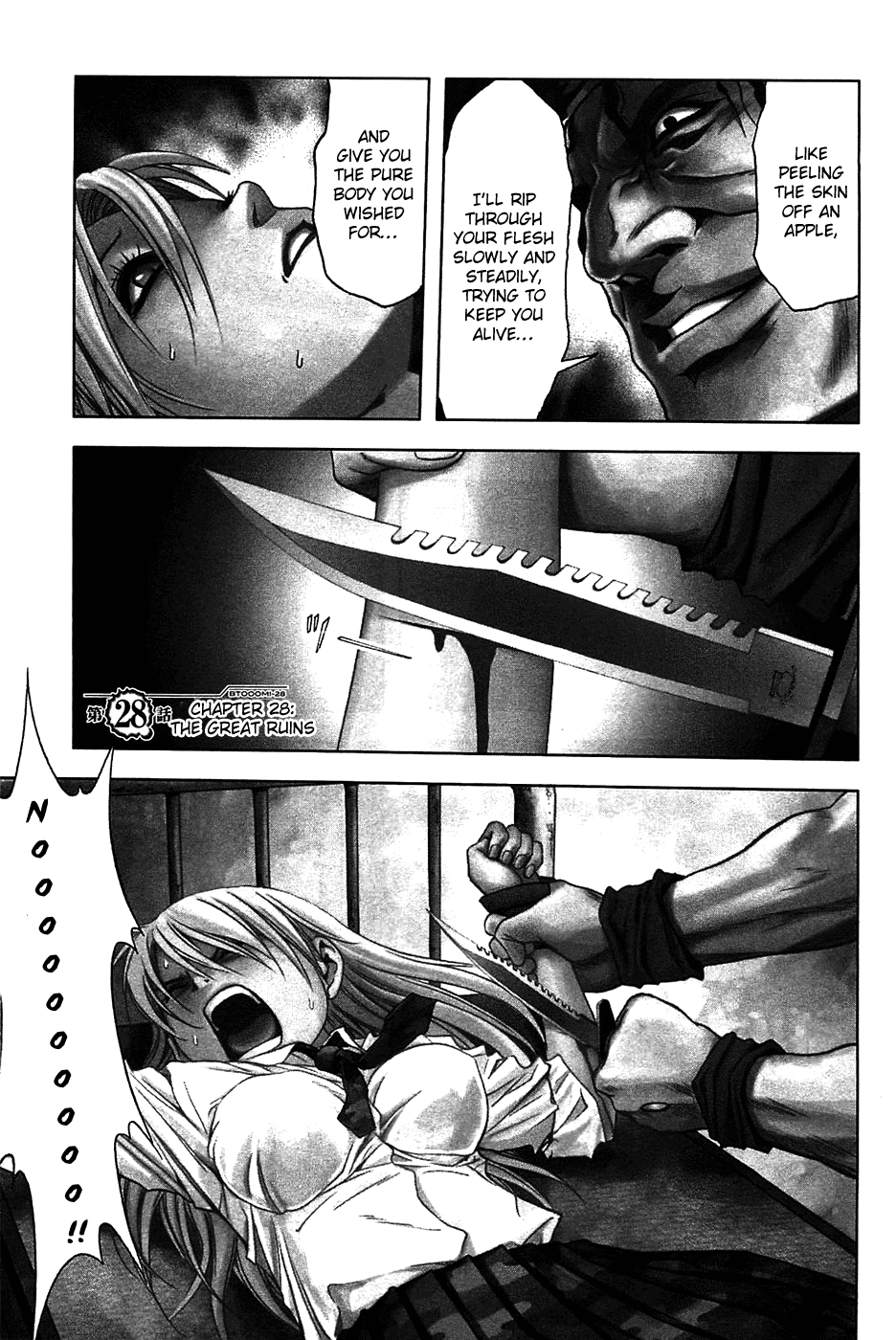 Btooom! Chapter 28 page 1 - Chapter 28: The Extensive Ruins
