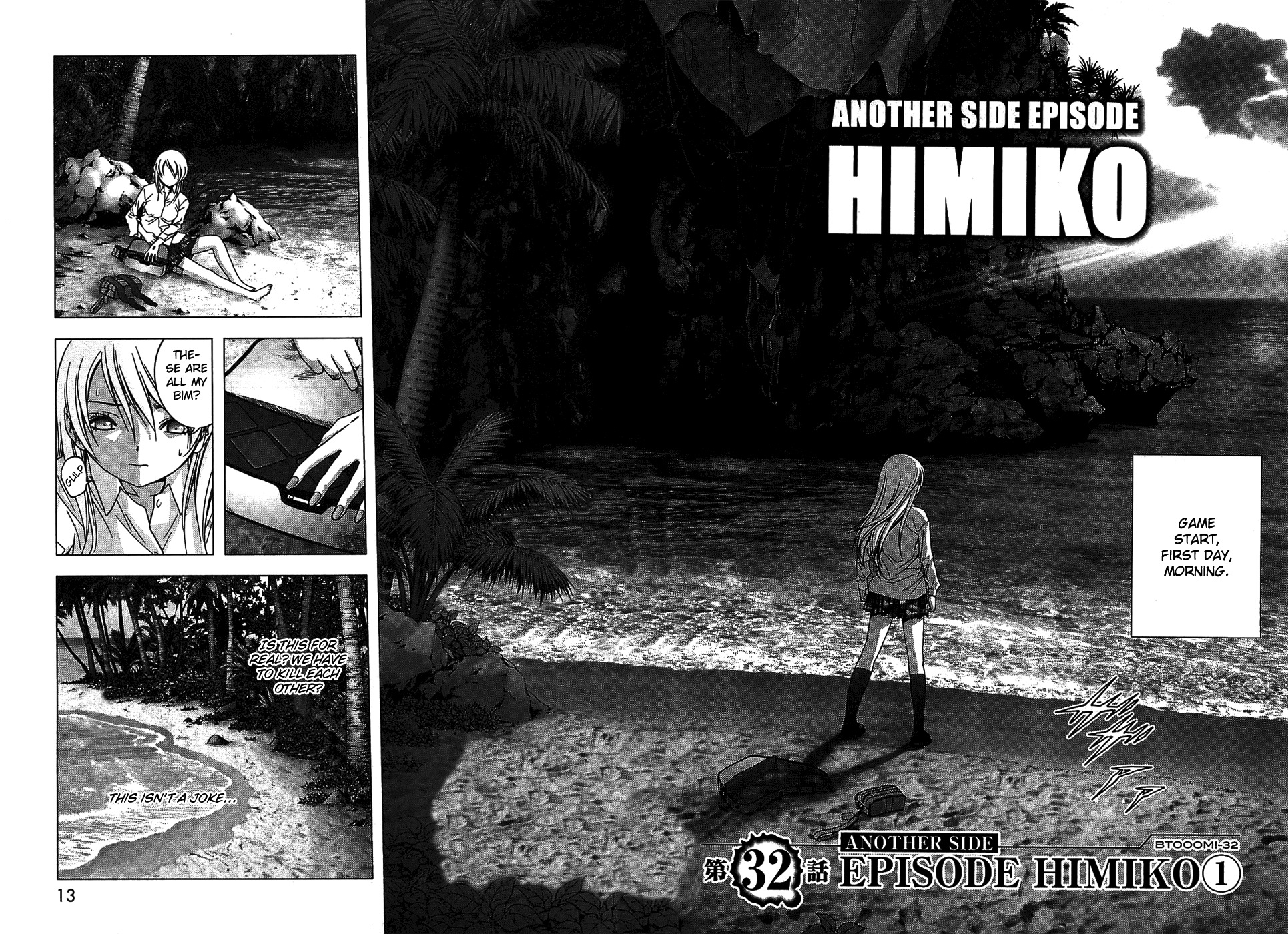 Btooom! Chapter 32 page 7 - Chapter 32: Another Side Episode Himiko 1