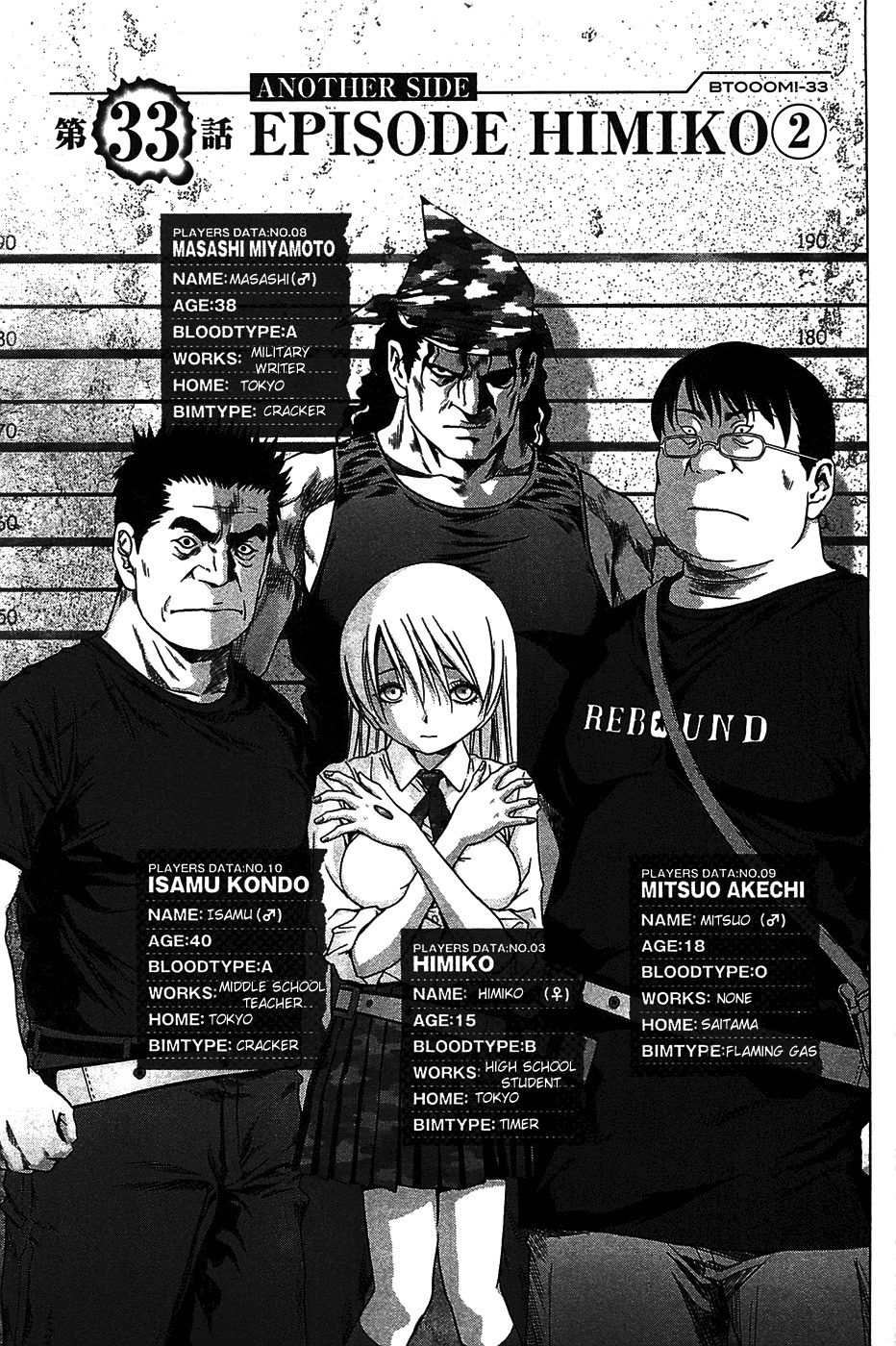 Btooom! Chapter 33 page 1 - Chapter 33: Another Side Episode Himiko 2