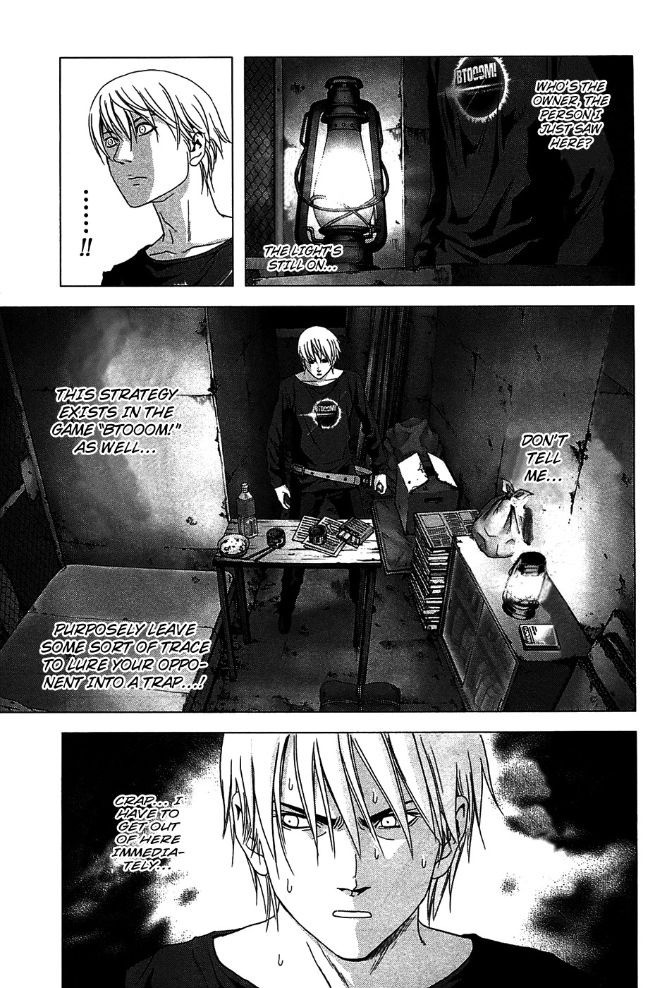 Btooom! Chapter 36 page 22 - Chapter 36: White Specter