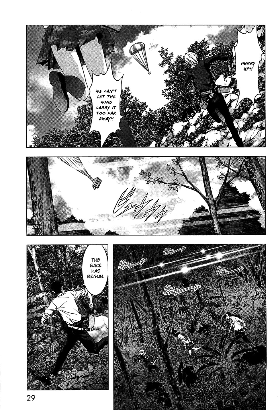 Btooom! Chapter 38 page 33 - Chapter 38: Intensifying Front Line