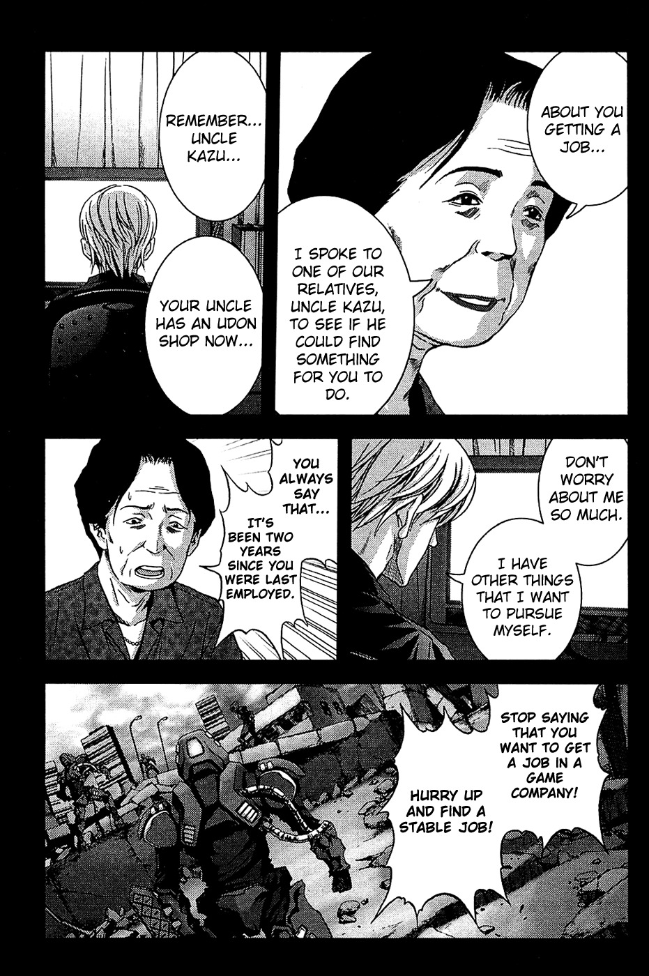 Btooom! Chapter 4 page 12 - Chapter 4: Deep, Heavy