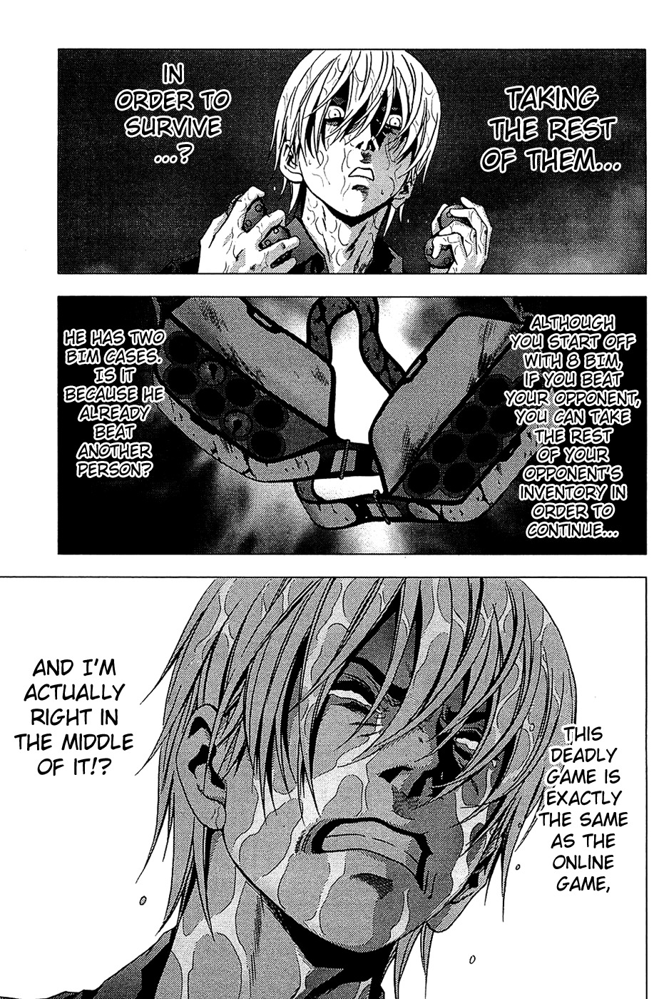 Btooom! Chapter 4 page 6 - Chapter 4: Deep, Heavy