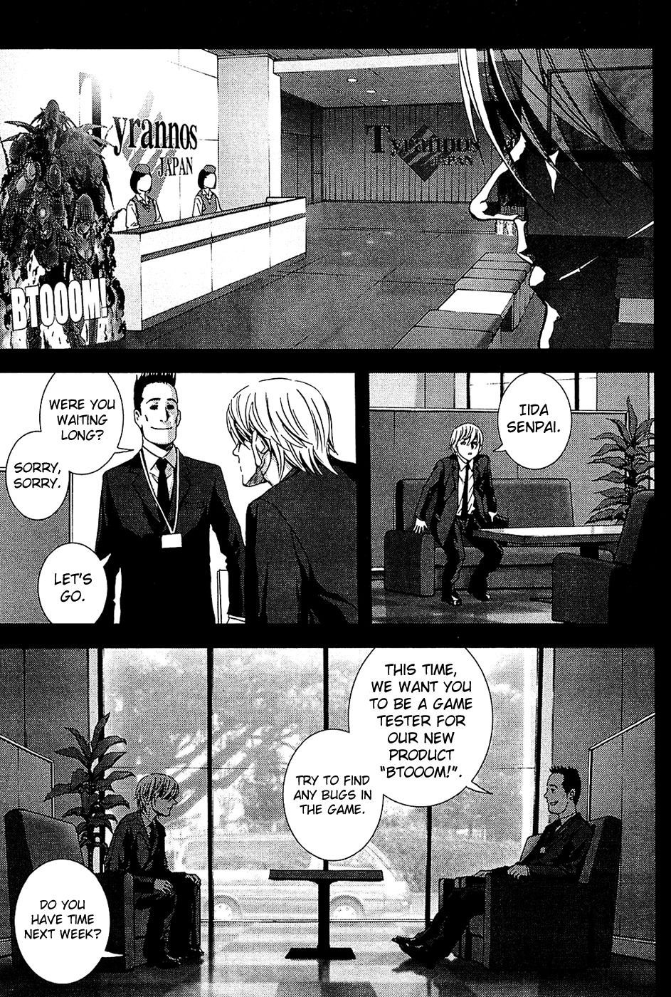 Btooom! Chapter 4 page 8 - Chapter 4: Deep, Heavy
