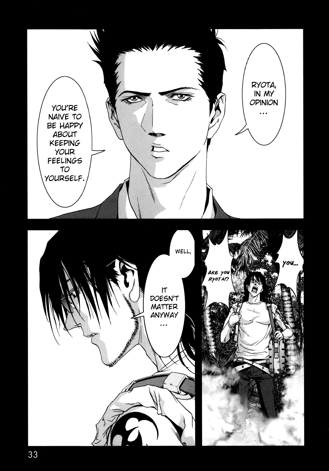Btooom! Chapter 42 page 37 - Chapter 42: Old Pal