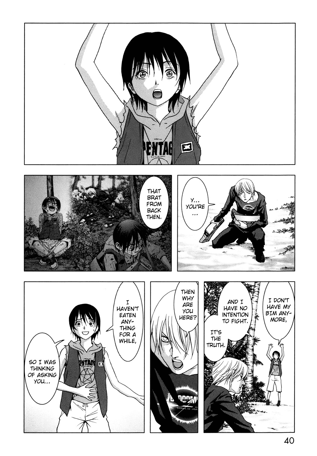 Btooom! Chapter 42 page 44 - Chapter 42: Old Pal