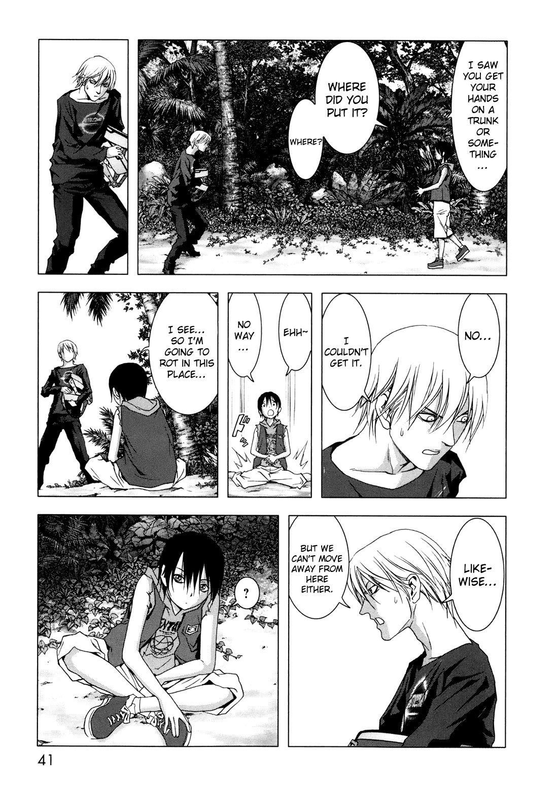 Btooom! Chapter 42 page 45 - Chapter 42: Old Pal