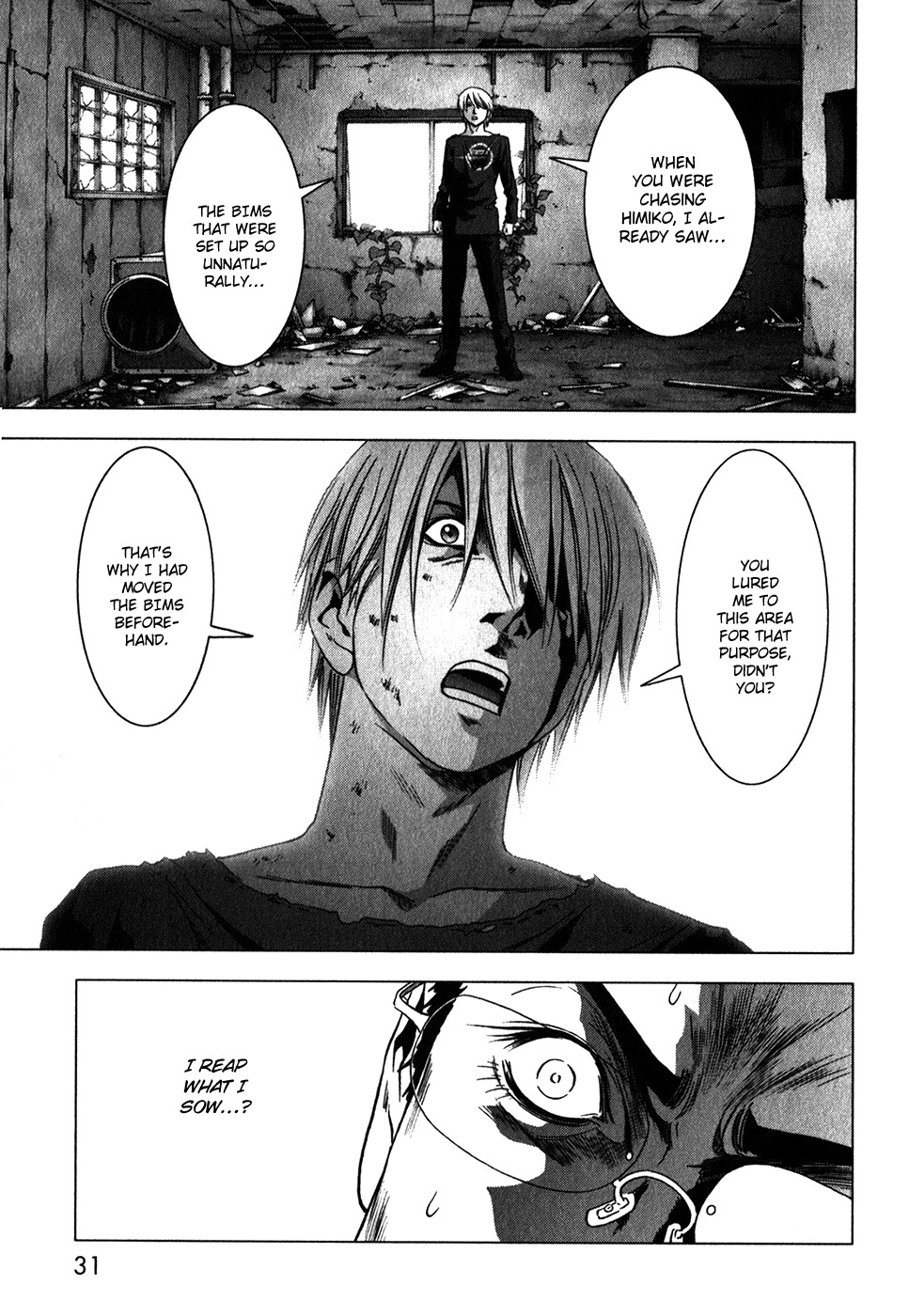 Btooom! Chapter 46 page 35 - Chapter 46: Revive