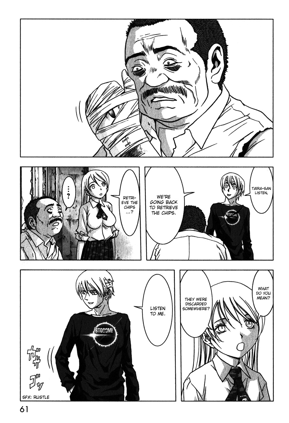 Btooom! Chapter 47 page 10 - Chapter 47: Prelude to a Fall