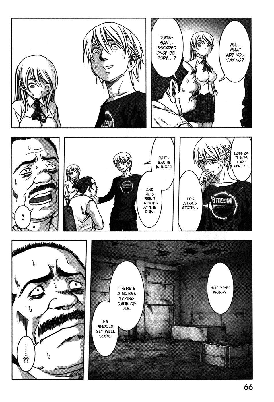 Btooom! Chapter 47 page 15 - Chapter 47: Prelude to a Fall