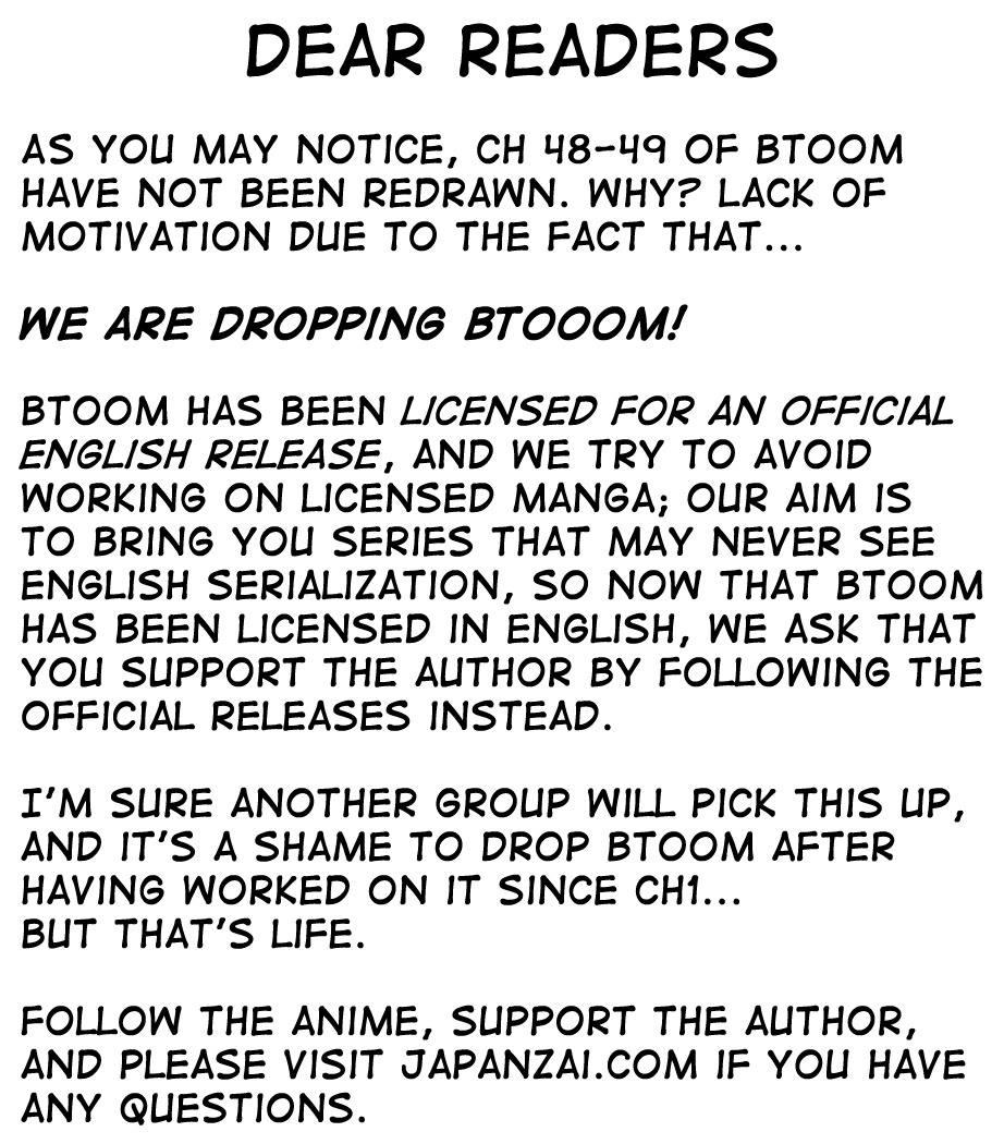 Btooom! Chapter 49 page 3 - Chapter 49: Farewell